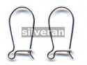 Silver Kidney Earwire