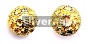 Gold Vermeil Silver Bead