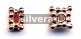 Rose Gold Vermeil Saucer Bead