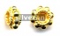 Gold Vermeil Saucer Bead