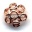 Rose Gold Vermeil Silver Cap