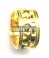 Gold Vermeil Ring Shape Bead