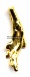 Gold Vermeil Coral Shape