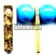 Gold Vermeil over Sterling Silver Hammered Drop Bead With One Hole Only