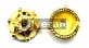 Gold Vermeil Silver Bead Cap