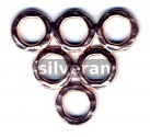 Rose Gold Vermeil Silver Fancy Link