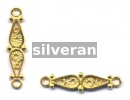 Gold Vermeil Silver Link