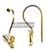 Gold Vermeil Silver Ear Wire