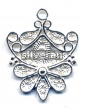 Bright Finish Silver Drop Bead