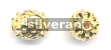 Gold Vermeil Silver Filigree Bead
