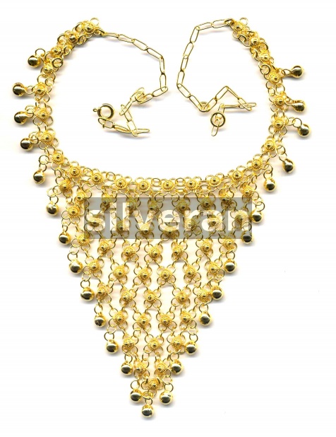 Gold Vermeil over Sterling Silver Handmade Necklace