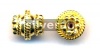 Gold Vermeil Silver Bead