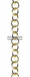 Gold Vermeil Silver Chain Wire