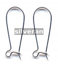 Silver Kidney Earwire