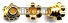Gold Vermeil Saucer Cap