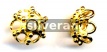 Gold Vermeil Silver Bead Caps