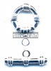 Bright Finish Silver Toggle Clasp