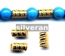 Gold Vermeil Tube Bead