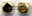 Gold Vermeil Silver Bead