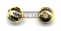 Dorika - Gold Vermeil Diamond Cut Silver Bead