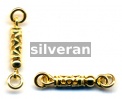 Gold Vermeil Silver Link